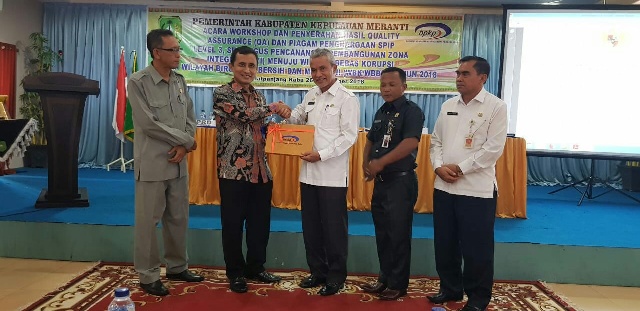 Meranti Terima Penghargaan SPIP Level 3