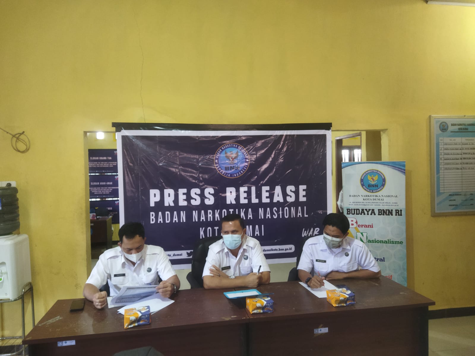BNNK Dumai Gelar Press Release Pencapaian Kinerjanya Selama Tahun 2021 Dengan Mengundang Wartawan
