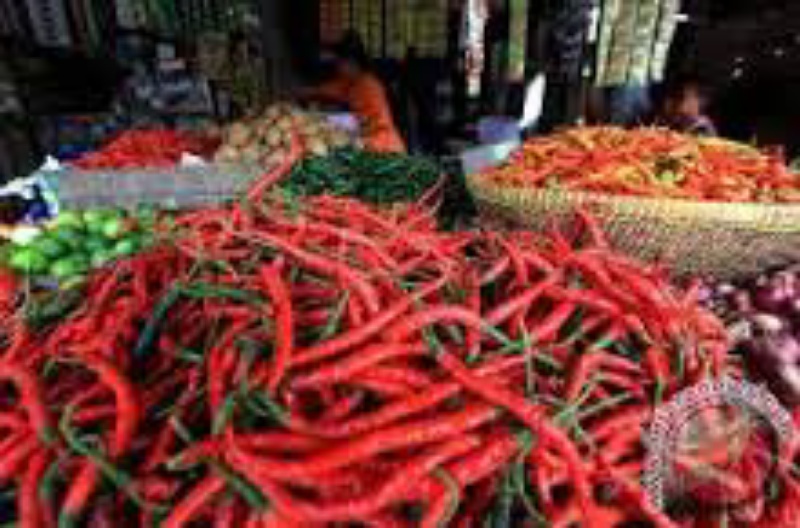 UPT Disperindag Mandau Lakukan Monitoring Harga Sembako di Pasar Jelang Masuknya Ramadan 1438 H