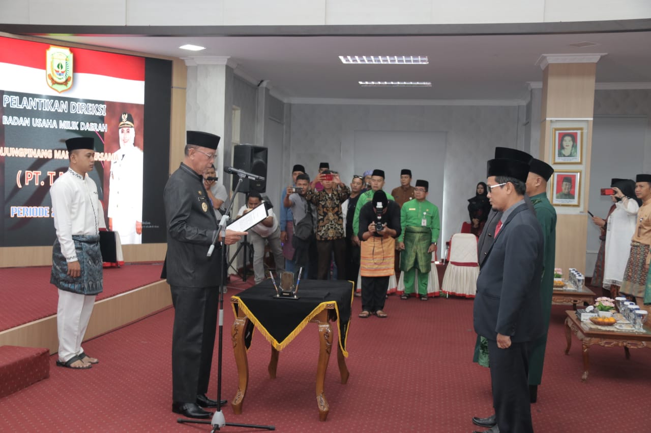 Syahrul Lantik Direktur BUMD PT. TBM Periode 2019-2024