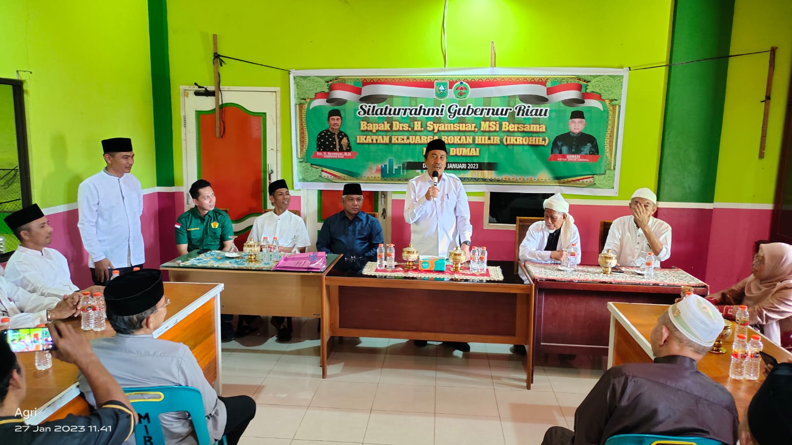 Gubernur Bersilaturahmi Dengan Ikrohil Kota Dumai