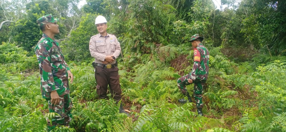 Himbauan Babinsa Koramil 06 Merbau Terhadap Karhutla