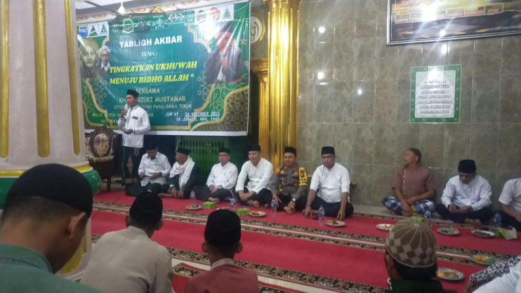 Danramil 02 BK Hadiri Kegiatan Tausiyah Agama di Mesjid Baiturrahman