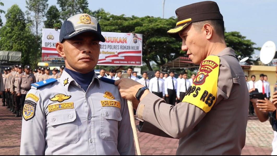 Amankan Idul Fitri, Polres Rohil Gelar Apel Pasukan Ops Ketupat Lancang Kuning