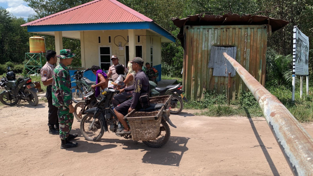 Sinergitas Antara Babinsa dan Aparat Keamanan Untuk Mencegah Karhutla