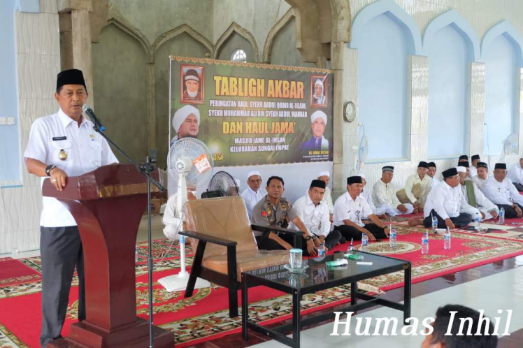 Wabup Inhil Hadiri Haul Syekh Abdul Qodir Jailani