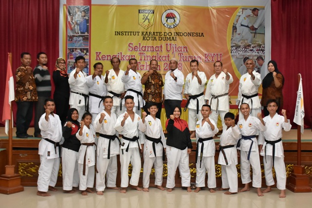 Inkai Dumai Gelar Ujian Kenaikan Tingkat