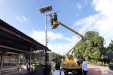 Dishub Dumai Tuntaskan Pemasangan Lampu PJU di Jalan Janur Kuning