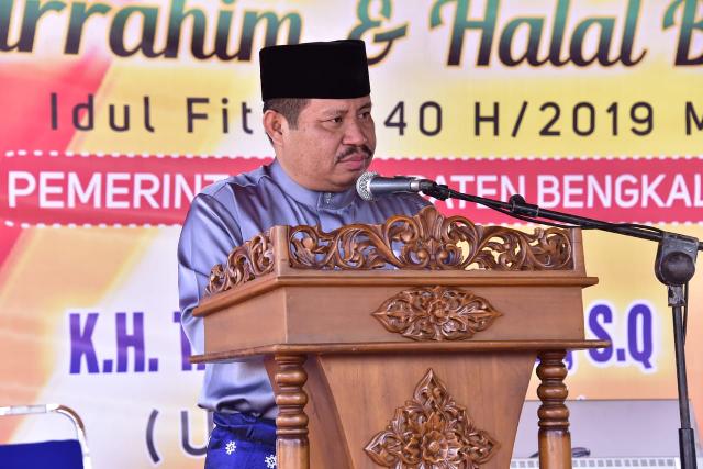 Halal Bi Halal Pemkab Bengkalis Dihadiri Ustadz K.H. Taufiqurrahman, S.Q