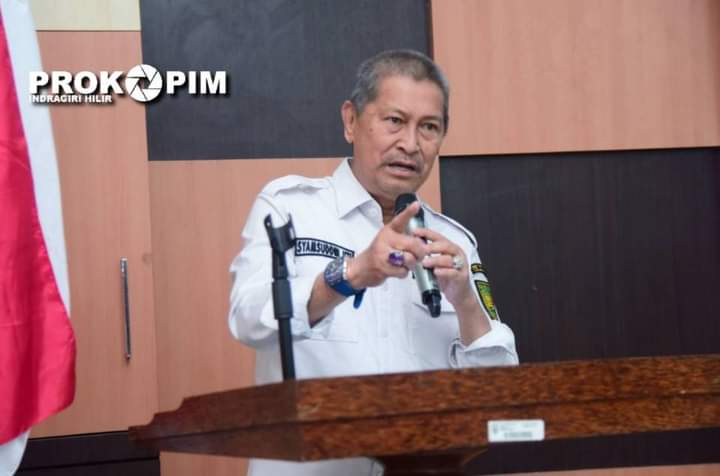 Wabup H Syamsuddin Uti Buka Rapat Pendampingan Penyusunan Raker TPPS Inhil Tahun 2023