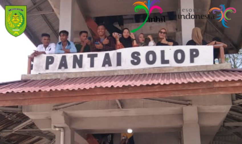 Pantai Solop Tampak Dipadati Ribuan Pengunjung di Hari Raya Idul Fitri 1444 H