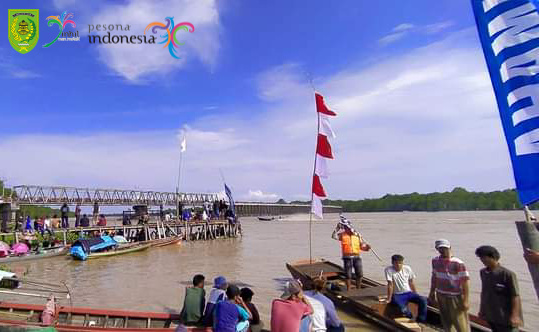 Angkat Kearifan Lokal, Festival Pacu Sampan di Sungai Luar Berlangsung Meriah