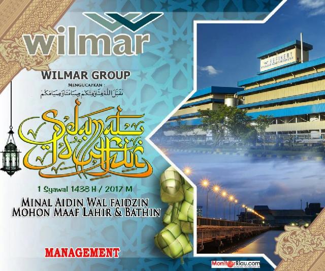PT Kawasan Industri Dumai Wilmar Group Mengucapkan Selamat Hari Raya Idul Fitri 1438 H/2017 M